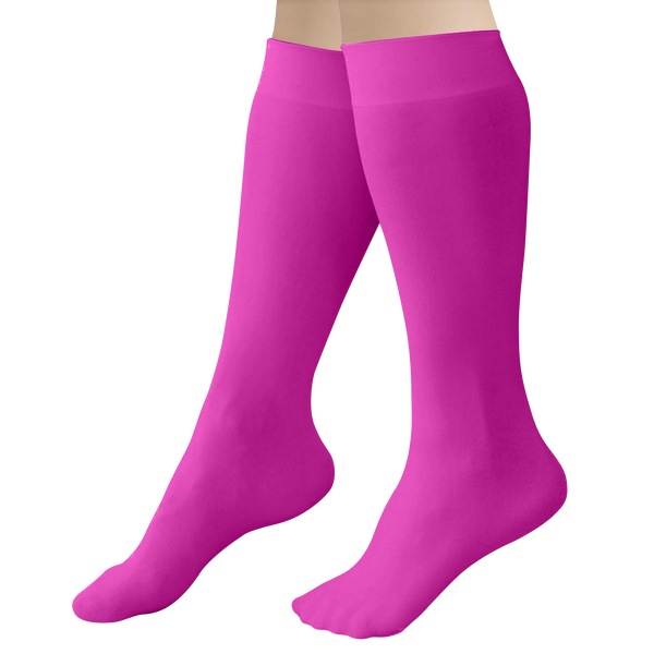CRS Cross Figure Skate Socks (2 Pair) - Knee High Tights For Skating