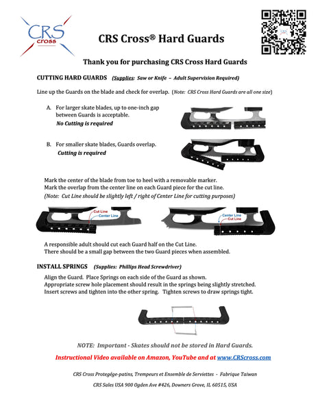 CRS Cross Skate Guards, Soakers & Towel Gift Set
