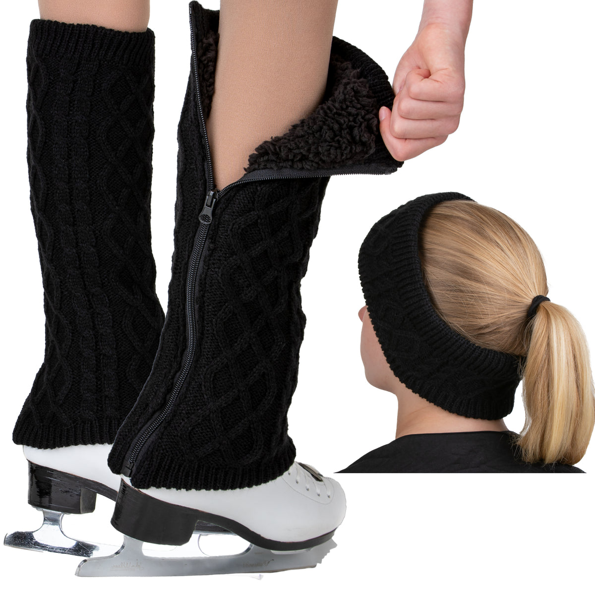 CRS Cross Leg Warmers and Headband Set