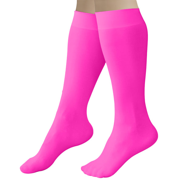 CRS Cross Figure Skate Socks (2 Pair) - Knee High Tights For Skating