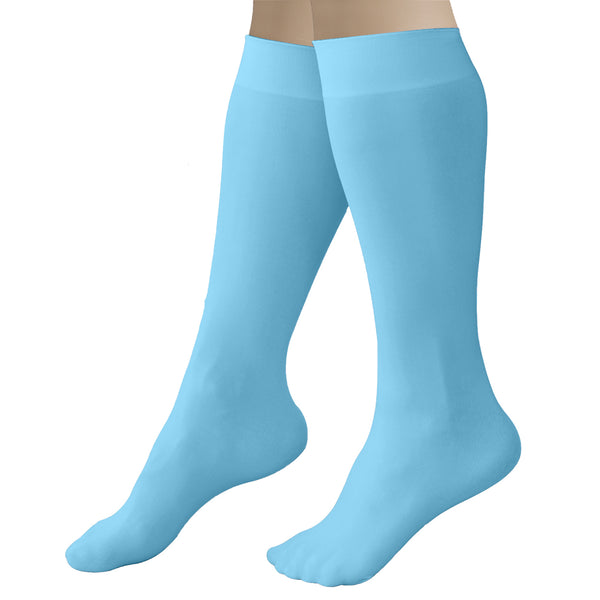 CRS Cross Figure Skate Socks (2 Pair) - Knee High Tights For Skating