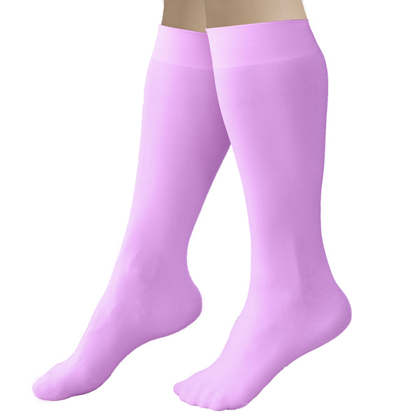 CRS Cross Figure Skate Socks (2 Pair) - Knee High Tights For Skating