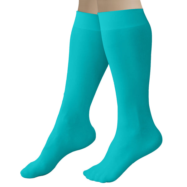 CRS Cross Figure Skate Socks (2 Pair) - Knee High Tights For Skating