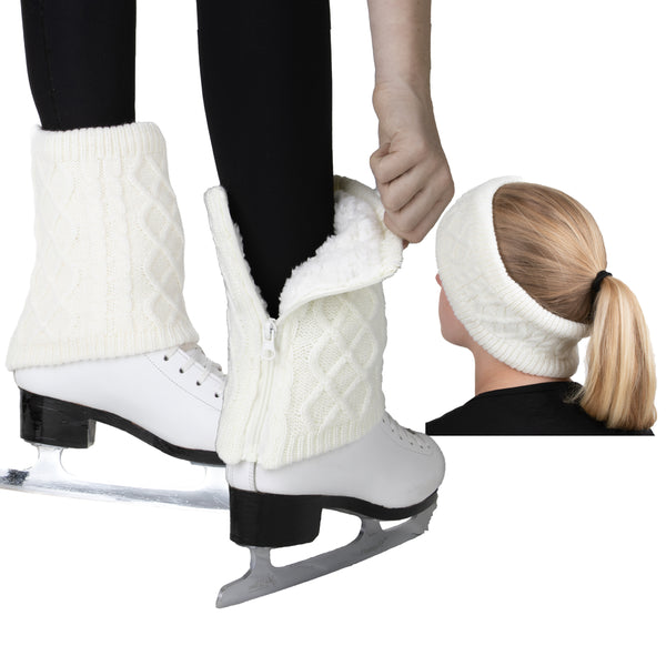 CRS Cross Leg Warmers and Headband Set