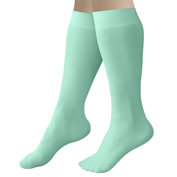 CRS Cross Figure Skate Socks (2 Pair) - Knee High Tights For Skating