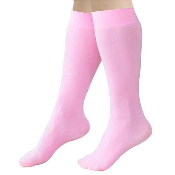 CRS Cross Figure Skate Socks (2 Pair) - Knee High Tights For Skating