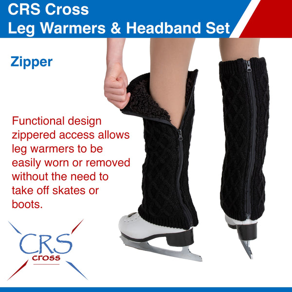 CRS Cross Leg Warmers and Headband Set