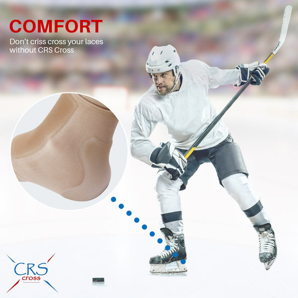 CRS Cross Boot Bumper Gel Pad Sleeve - Protection of Achilles Tendon & Lace Bite