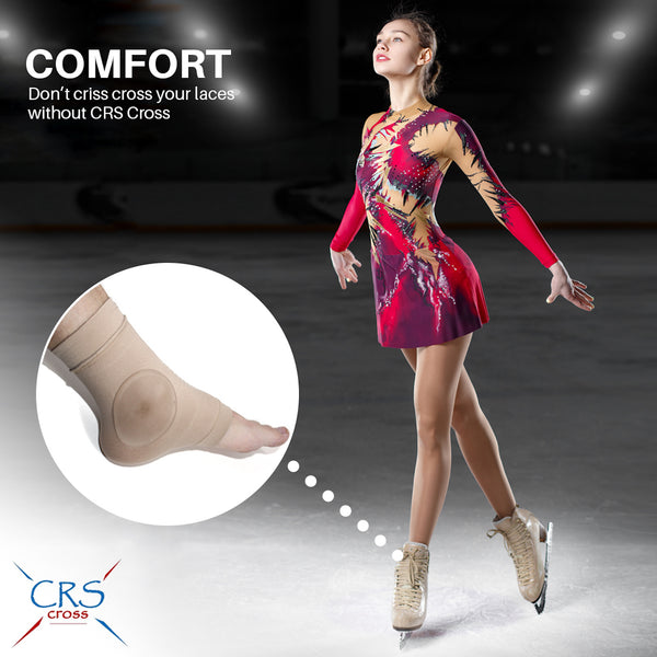 CRS Cross Ankle Malleolar Gel Sleeves - Premium Ankle Padded Skate Sock