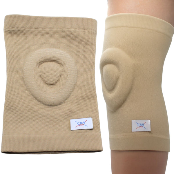 CRS Cross Gel Knee Pads for Ice Skating.  2 Gel Sleeve Knee Pads