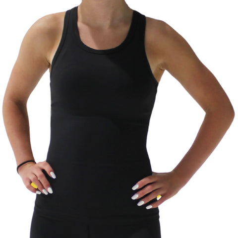 CRS Cross Ice Skating Tank Top. Racerback Full Length Athletic Shirt.