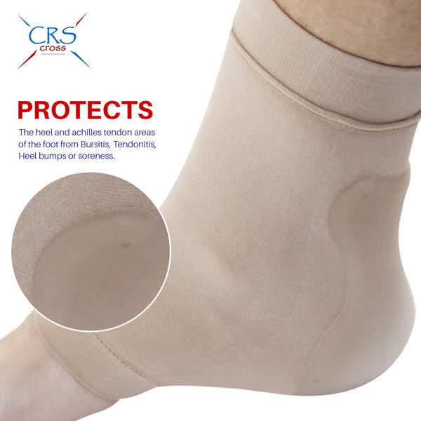 CRS Cross Achilles Heel Sleeve - Padded Compression Gel Sleeve