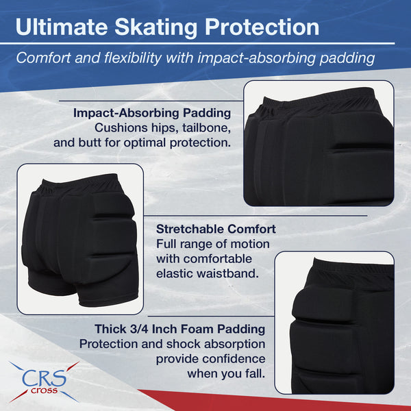 CRS Cross Padded Figure Skating Shorts