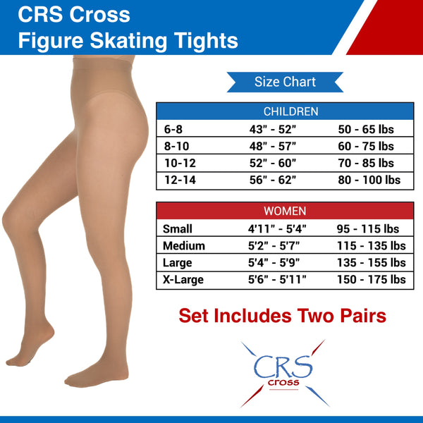 CRS Cross Skating Tights - two pairs