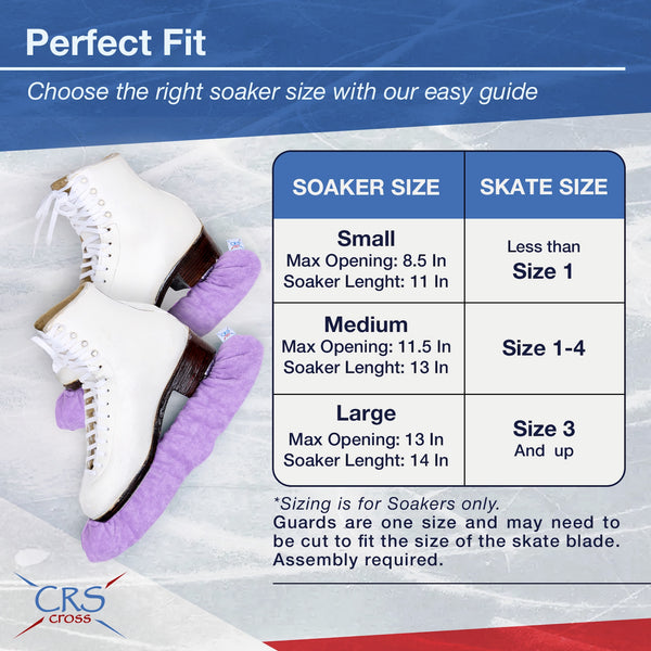 CRS Cross Skate Guards, Soakers & Towel Gift Set