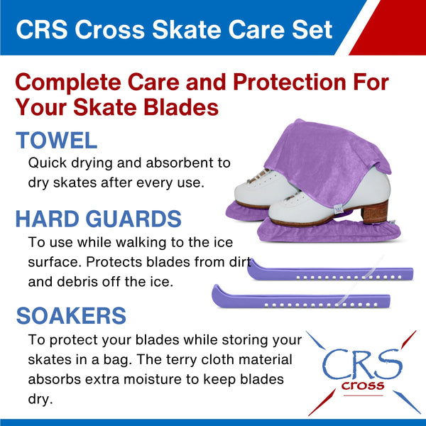 CRS Cross One-Piece Skate Guards, Soakers & Towel Gift Set