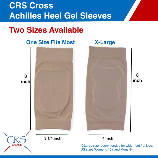 CRS Cross Achilles Heel Sleeve - Padded Compression Gel Sleeve