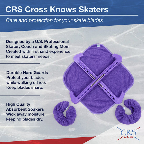 CRS Cross Skate Guards, Soakers & Towel Gift Set