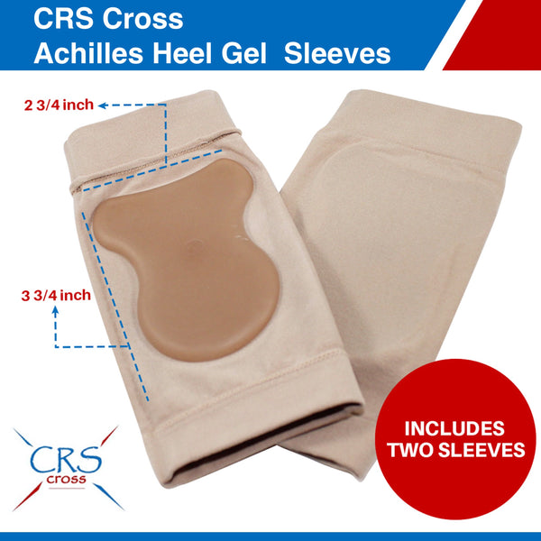 CRS Cross Achilles Heel Sleeve - Padded Compression Gel Sleeve