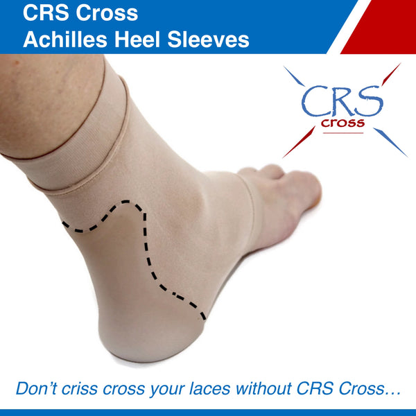 CRS Cross Achilles Heel Sleeve - Padded Compression Gel Sleeve