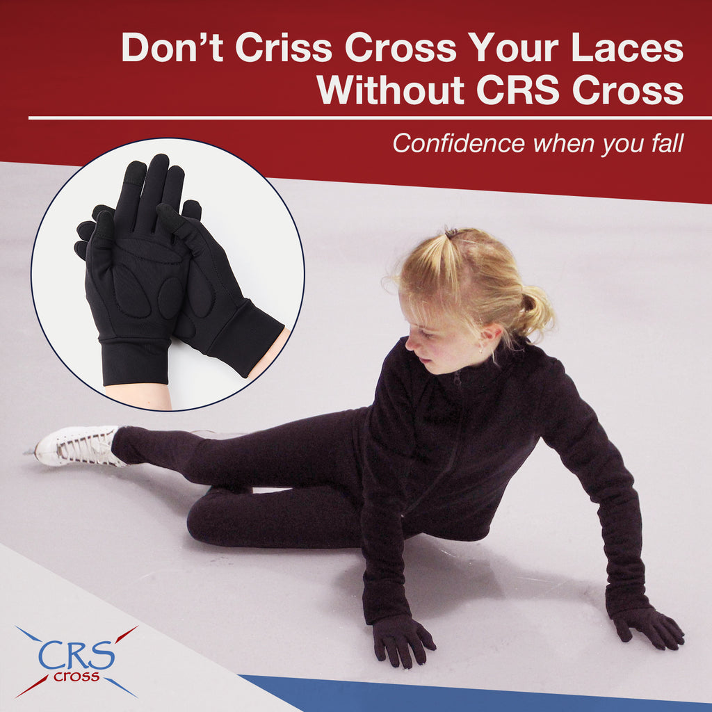 CRS Cross Figure Skating Padded Gloves