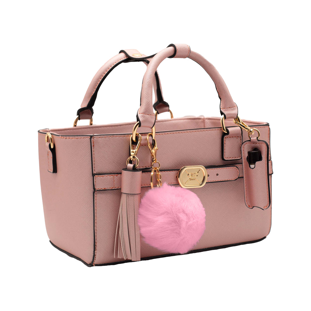 Fashion Purses and Handbags for Women Ladies PU Leather Handle Satchel  Shoulder Bags Small Totes-Pink - Walmart.com