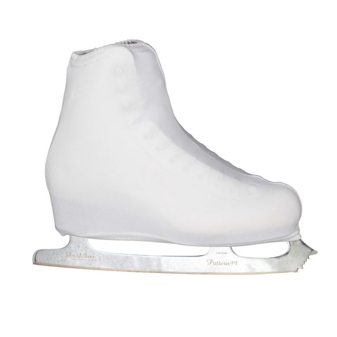 CRS Cross Calcetines de patinaje artístico (2 pares) de medias altas hasta  la rodilla para patines de hielo, calcetines de patinaje con pies, medias